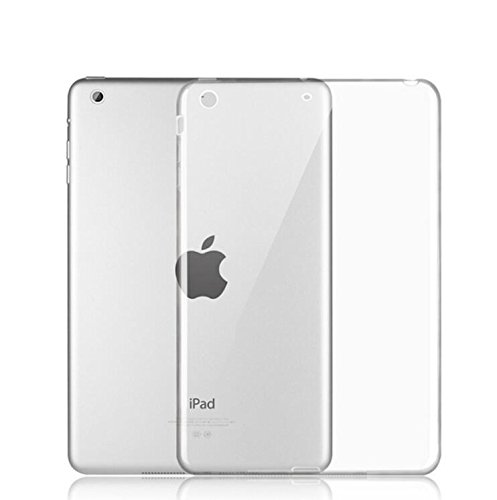 WiTa-Store TPU Case for New iPad 2017 9.7 Inch Rubber Case Soft Silicone Cover Case (Clear) + Free Stylus