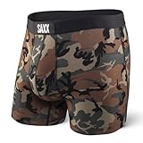 Saxx Mens Vibe Trunk Boxers Underwear Small Woodland Camo