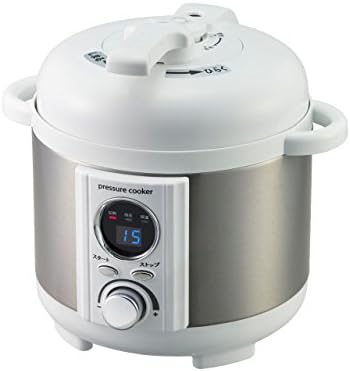 ALFAX COIZUMI Mini Electric Pressure Cooker LPC-T12/W (White, 1L, Stainless Steel)