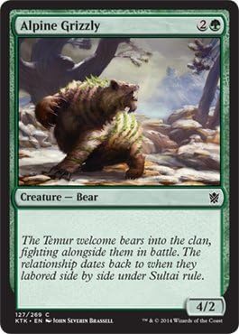 Magic The Gathering - Alpine Grizzly (127/269) - Khans of Tarkir