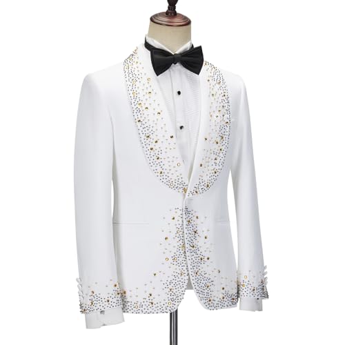 2 Pcs Men's Tuxedo Suits Groom Wedding Tuxedo Tailored Slim One Button Blazers Jacket Pant Luxury Prom Party Sets2