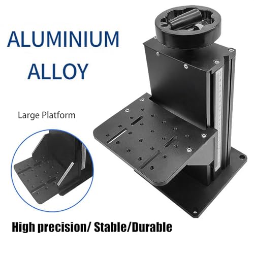 Plataforma de elevación manual ajustable con mesa deslizante, columna de tornillo de altura Precis para experimentos ópticos, ideal para aplicaciones de investigación