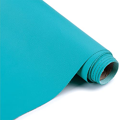 Voiture vélo siège cuir abîmé ? Rénovez avec ce tissu faux cuir bleu étiré - 2