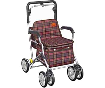 【新品】シルバーカー　ユーメイトFX チェックワイン 3f59edf083f014415e892e19af370b