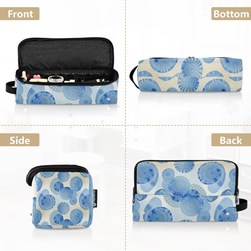 Bolsa de viaje resistente al calor Hot Hair Tools para planchas y rizadores azul y blanco miniatura 5