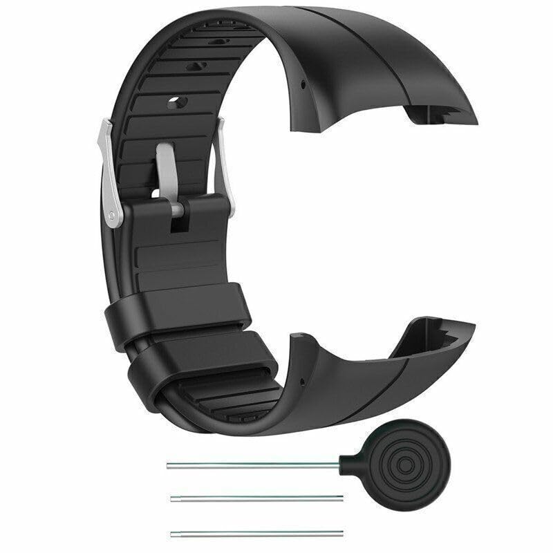 XBERSTAR M400 - Correa de silicona de repuesto para reloj GPS Polar M430/M400 GPS