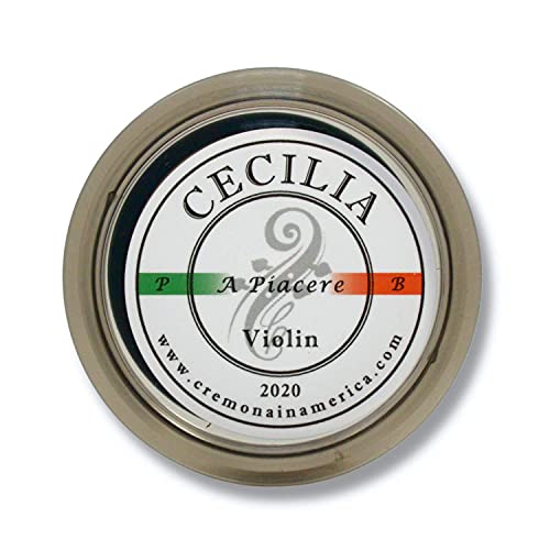 CECILIA ‘A Piacere’ Rosin for Violin, Rosin Specially Formulated Violin Rosin for Violin Bows (MINI (Half Cake))