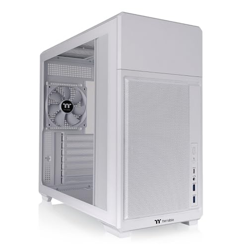 Image of Thermaltake TR300; Mid Tower; 1x120mm PWM Fan Included; ATX /mATX /mITX Support; 360mm Radiator Support; 410mm GPU Clearance; 260mm PSU Clearance; 165mm Air Cooler Clearance; Snow; CA-11M-00M6WN-00