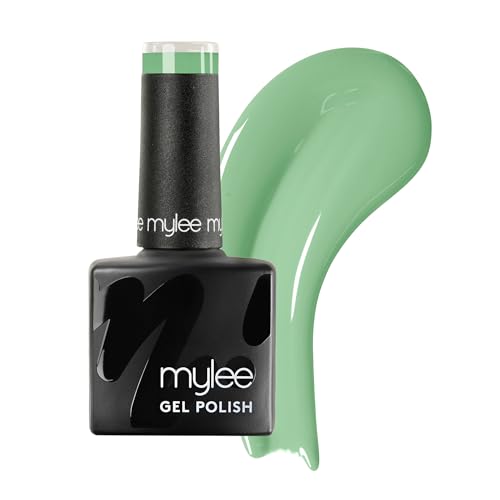 Mylee Gel Nail Polish 8ml [Pistachio] - UV/LED Soak-Off Nail Art Manicure Pedicure for Professional Salon & Home Use [Green Range] - Long Lasting & Easy to Apply