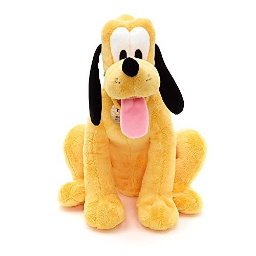 Disney Store Peluche pour Enfants Pluto de Taille Moyenne, 37 cm, Personnage câlin au Toucher Doux et aux détails brodés - Convient dès la Naissance