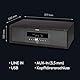 MEDION DAB Radio mit Bluetooth und CD Player (Stereoanlage Kompaktanlage, UKW Radio Musikanlage, USB MP3, Wecker Sleep Einschlafautomatik, P64145) Anthrazit