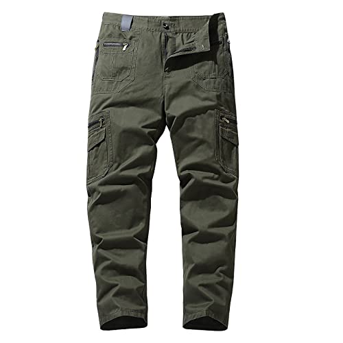 Mens Cargo Work Pants Tactical Construction Ripstop Lightweight Outdoor Hiking Pants with Pockets4
