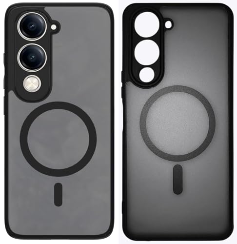 Image of Case for Vivo T4 Lite 5G / iQOO Z10 Lite 5G / Vivo Y19 5G / Vivo Y19e Cover Back Matte PC + TPU Bumper Shockproof Phone Cover (Vivo Y19 5g)