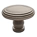 Baldwin 4915.150.BIN Decorative Oval Design Cabinet Knob, Satin Nickel
