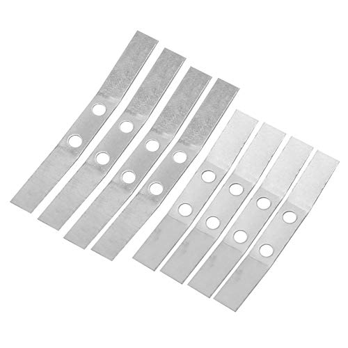 Haofy Kit de Ballesta para Coche RC, Construcción de Acero, Plateado, para Camión WPL D12 1/10