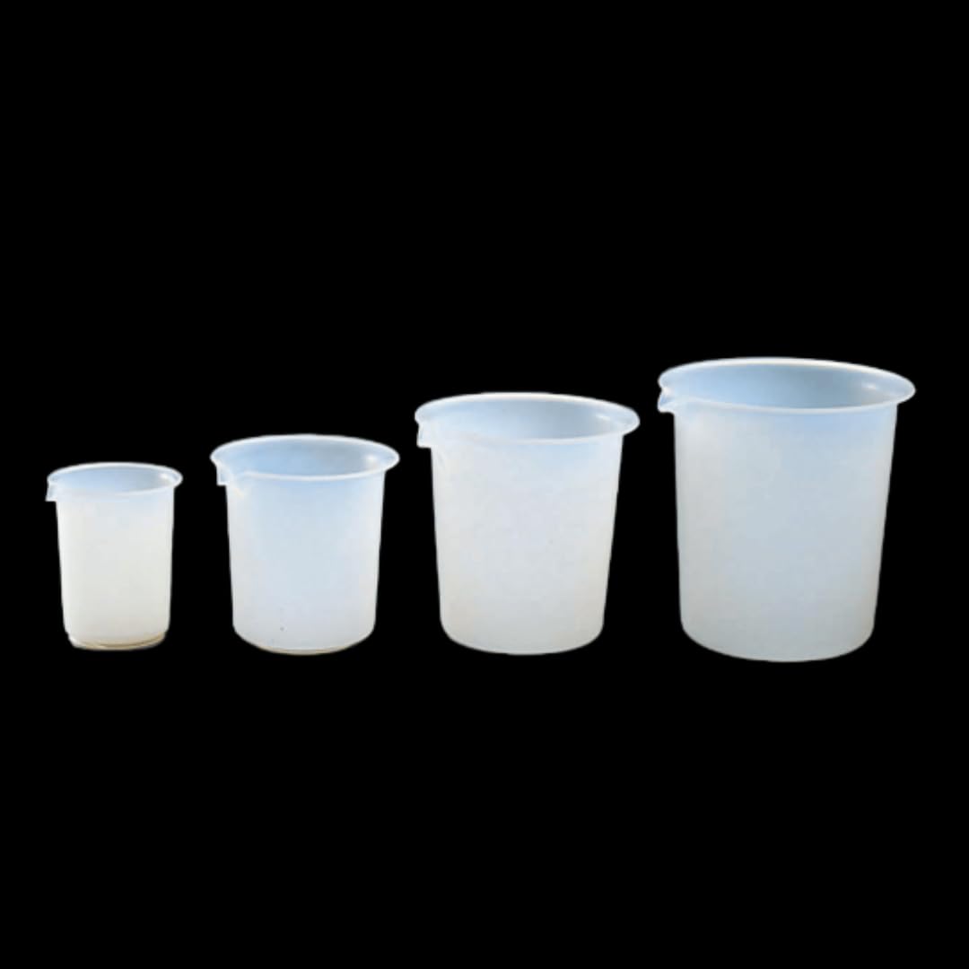 Becher PFA - Misurino perfluoroalcossi da 50/100/200/500 ml for uso industriale e di laboratorio - Acido(200mL 85mmx87mm)