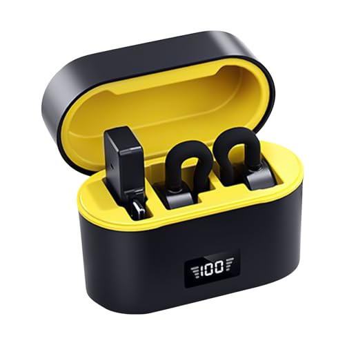 Peufcmi Micrófonos inalámbricos, micrófono para grabación de video, accesorios de audio con cancelación de ruido para creadores de contenido, oradores públicos, instructores de fitness, profesores