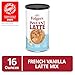 Folgers French Vanilla Flavored Instant Latte, 16 Ounce