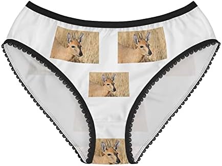 Grey Duiker Panties, Grey Duiker Underwear, Briefs, Cotton Briefs, Funny Underwear, Panties For Women