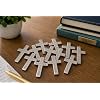 Westmon Works God Loves You Metal Cross Pocket Size Christian Faith Reminder with Holy Prayer Cards, Set of 10