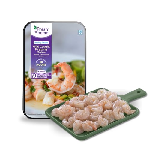 Wild Caught Prawns Medium PD (350g Pack Freshly Frozen)
