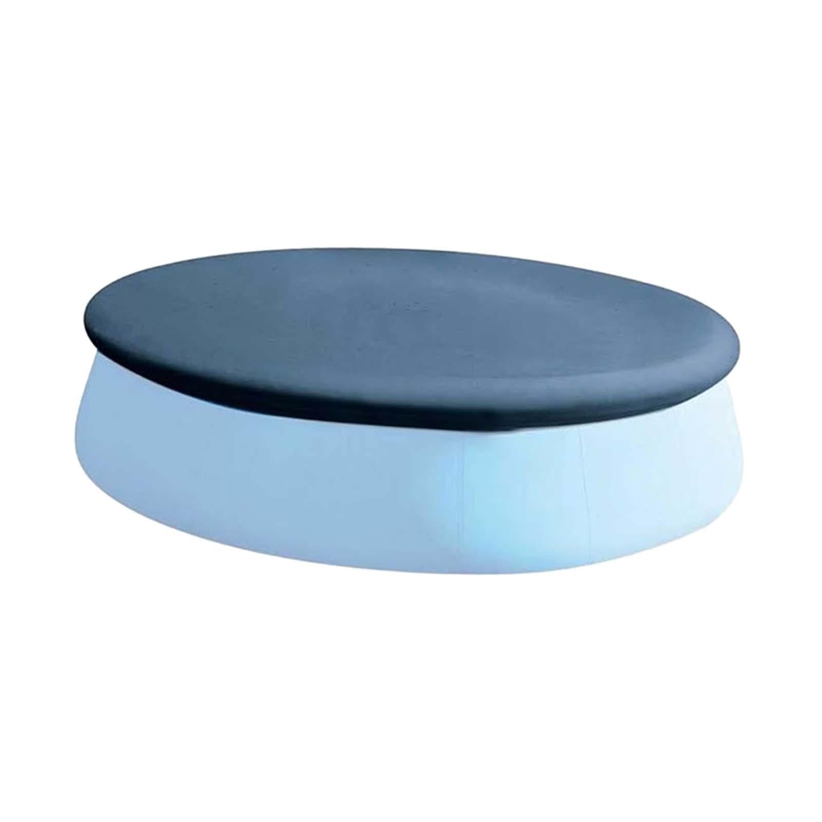 Round Pool Cover Water Resistant Easy Set Solar Cover for Garden Home Winter-image-32