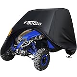 Favoto UTV Cover, Waterproof Oxford, 114 x 59 x 74.8 inches, with 4 Night Reflective Stripes and...