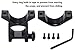 TACwolf Scope Rings, 4 Pack 1 Inch High Profile Scope Mounts for Picatinny Weaver Rail