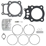 WFLNHB Piston Rings Gasket Kit Set Replacement for Honda Rancher 350 TRX350 2000-2006 13101-HN5-670 13010-HN5-671