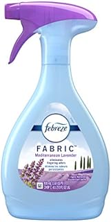 Febreze Fabric Refresher Spray, Odor Eliminator for Strong Odor, Mediterranean Lavender Scent, 27 fl oz