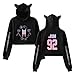 Produktbild Yovvin BTS Hoodie, KPOP Bangtan Jungen Hip Pop Streetwear Katzenohr Tau-Nabel Anzug Kapuzenpullover Pulli Sweatshirt für Liebespaar Männer Damen Jugendliche(M JIN - Doppelseitig)
