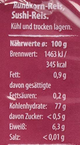 Foto von MIYAKO Sushi Reis, Rundkorn, 8er Pack (8 x 500 g)