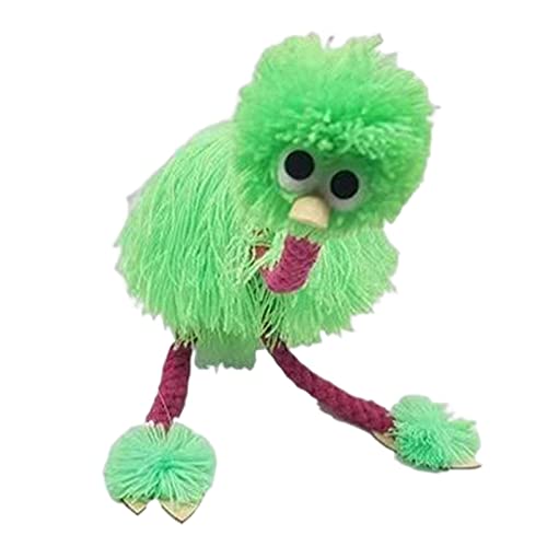 NICERAM pájaro con Cuerdas | Títeres Hilo Marionetas Peluche | Peluche Avestruz con Expresiones faciales realistas, Juguetes educativos para niños, Hilo pájaro