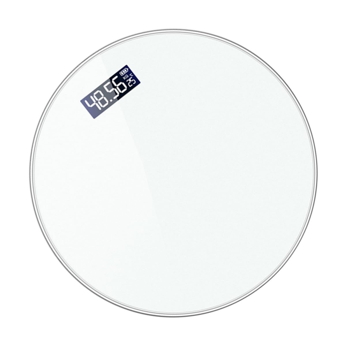 Digitale Körperwaage Weiß 180kg, mit LED Anzeige für Zuhause