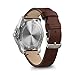 Victorinox Men's Stainless Steel Swiss Quartz Watch with Leather Strap, Brown, 21.5 (Model: 241863)