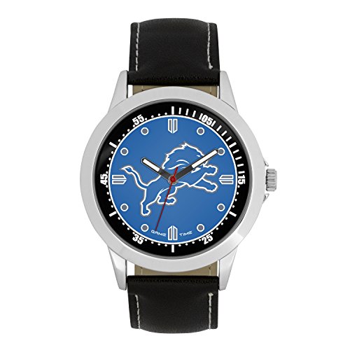 NFL Detroit Lions Mens Player Series Wrist Watch, Silver, One Size