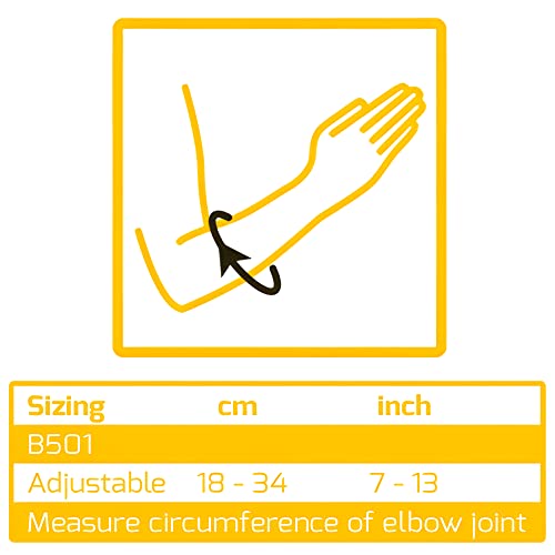 BraceUP Elbow Brace for Tendonitis and Tennis Elbow – Adjustable Forearm Support for Pain Relief, Tennis Elbow Strap for Men and Women, Golfers Elbow Brace - Thumbnail 6