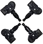Tire Pressure Sensor Pre-Programmed 433Mhz Tire Pressure Monitoring System (TPMS) Sensors Compatible with Audi SKODA BENTLEY PORSCHE McLAREN Volkswagen Replaces# 5Q0907275B 5Q0907275 5Q0907275C 4pack