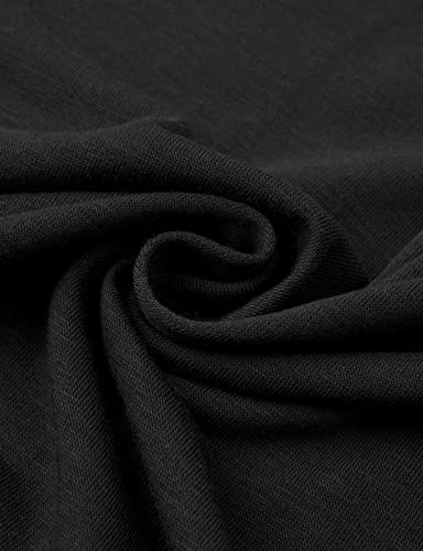 GIVON Ärmellose Herren-Strickjacke mit Schalkragen und Taschen, Dcc756-schwarz, Medium