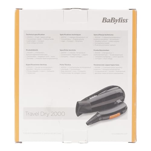 BaByliss Travel Dry 2000 5344E