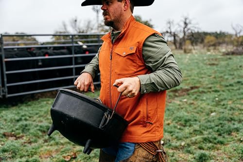 Men's Winston Vest, Wind Resistant Cotton-Performance Work Vest, Full-Zip, Quilted Interior Lining, Snap Front Pocket4