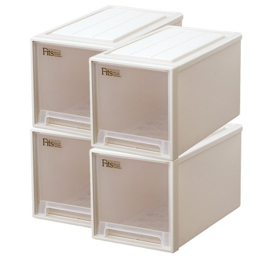 Amazon｜Fits フィッツケース 衣装ケース まとめ買い4個セット