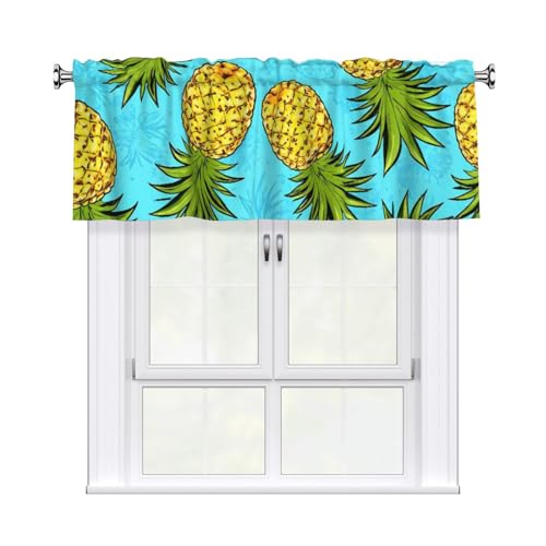 CDERGBHN Tropical Pineapple Window Valance