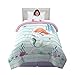 Franco Kids Bedding Super Soft Reversible Comforter, Twin/Full Size 72" x 86", Disney Little Mermaid