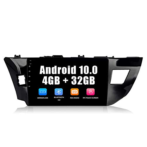 ViaBecs Bluetooth 5.0 Car Radio Android 10.0 for Toyota Corolla 2014 to 2016 Touch Screen Car Stereo Head Unit 4GB/32GB Play Store Backup Camera Microphone WiFi Mirror Link FM AM ViaBecs Bluetooth 5.0 Car Radio Android 10.0 for Toyota Corolla 2014 to 2016 Touch Screen Car Stereo Head Unit 4GB/32GB Play Store Backup Camera Microphone WiFi Mirror Link FM AM