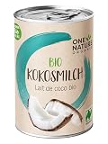 ONE NATURE organic BIO Kokosmilch, 6er Pack (6 x 400 ml)