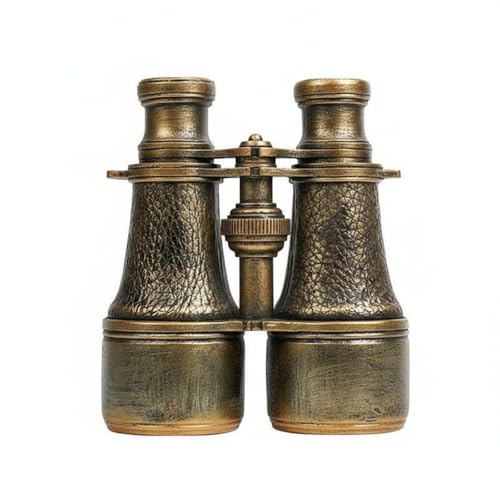 Vintage Style Resin Craft Detailed Craftsmanship Desktop Ornament Hand-Painted Tabletop Decor for Study Room, Office, Sho-14 Telescope