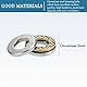 QUARKZMAN 10 Stück Miniatur Axial Kugellager 5mm x 10mm x 4mm Chromstahl Ersatz für Aufzüge und Formenbau