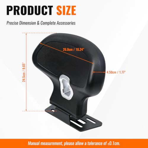 Minho Luxury Motorcycle Rear Backrest