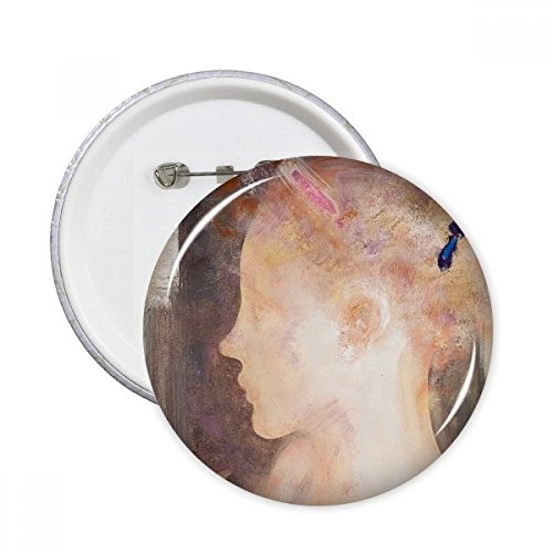 Le cadeau côté beauté fille idéal : pins badge peinture à l'huile pour fête et anniversaire